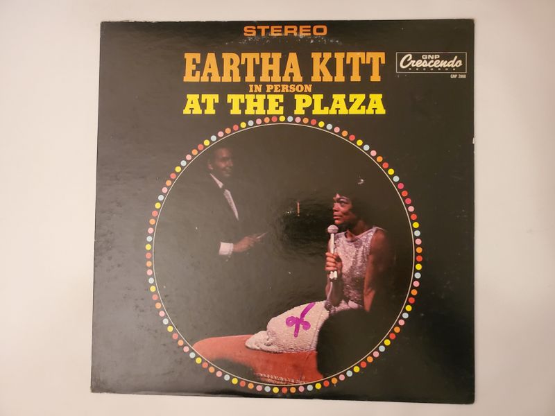 Eartha Kitt In Person at the Plaza vinyl record